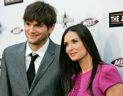 Ashton Kutcher e Demi Moore
