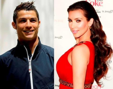 Cristiano Ronaldo e Kim Kardashian