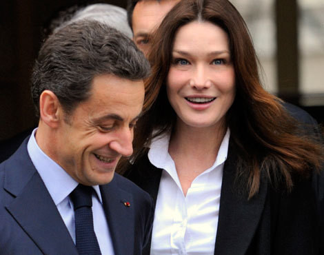 Nicolas Sarkozy e Carla Bruni