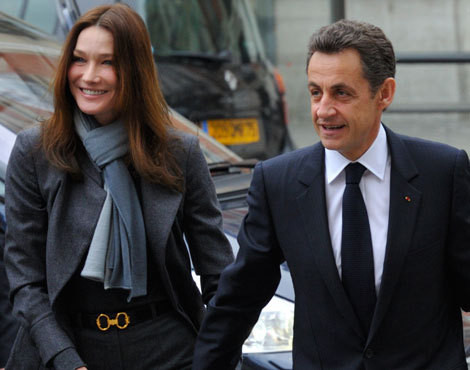 Carla Bruni e Nicolas Sarkozy