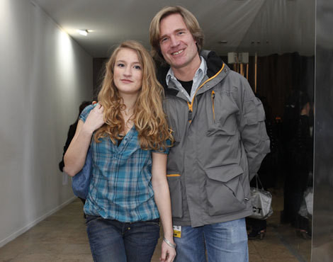 Piet-Hein Bakker e a filha, Margarida