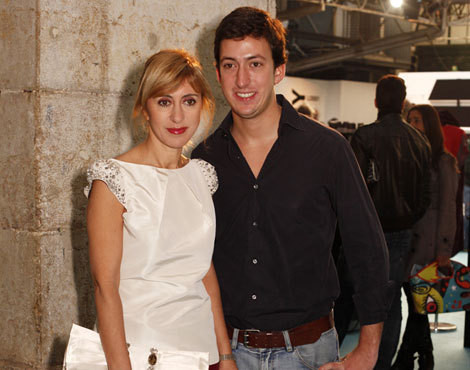 Judite de Sousa e o filho, André