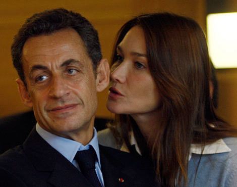 Nicolas Sakozy e Carla Bruni