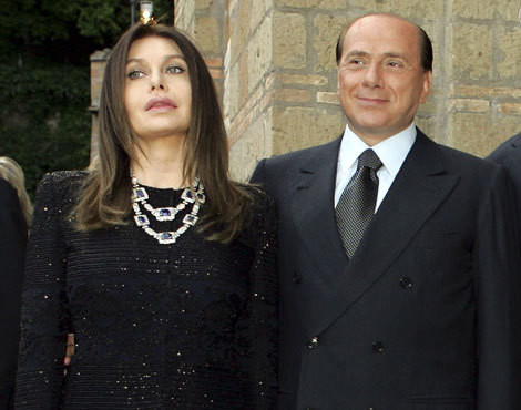 Veronica Lario e Silvio Berlusconi