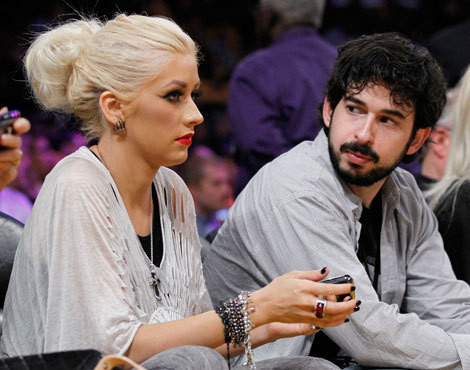 Christina Aguilera e Jordan Bratman