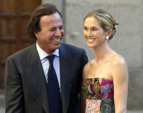 Julio Iglesias e Miranda Rijnsburger 