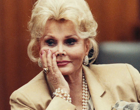 Zsa Zsa Gabor em maio de 1990