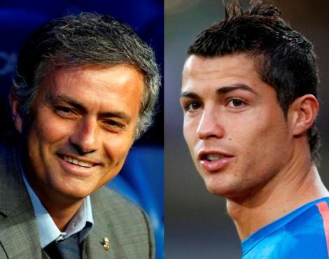 José Mourinho e Cristiano Ronaldo