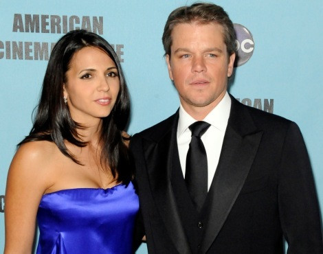 Luciana Barroso e Matt Damon