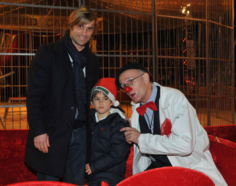 João Pinto com o filho João