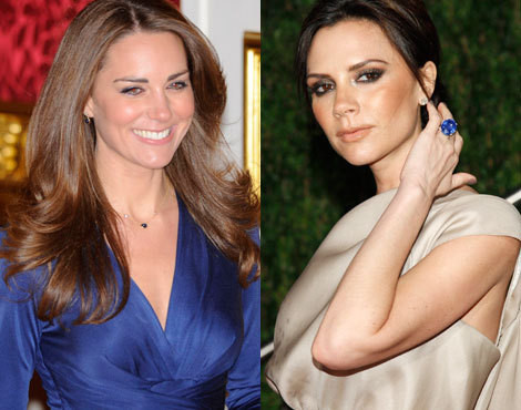 Kate Middleton e Victoria Beckham
