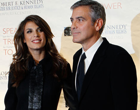 Elisabetta Canalis e George Clooney