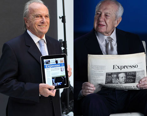 Francisco Pinto Balsemão e Mário Soares