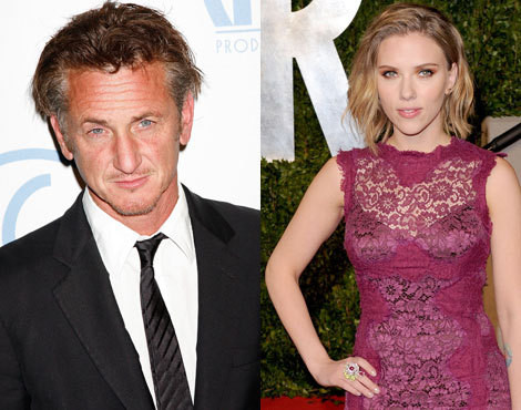 Sean Penn e Scarlett Johansson 