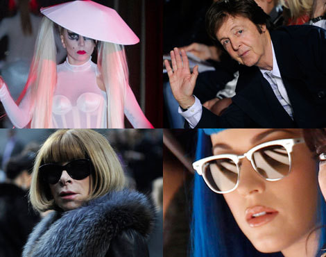 Caras conhecidas na Semana da Moda de Paris