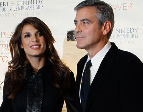 Elisabetta Canalis e George Clooney
