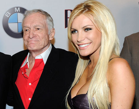 Hugh Hefner e Crystal Davis