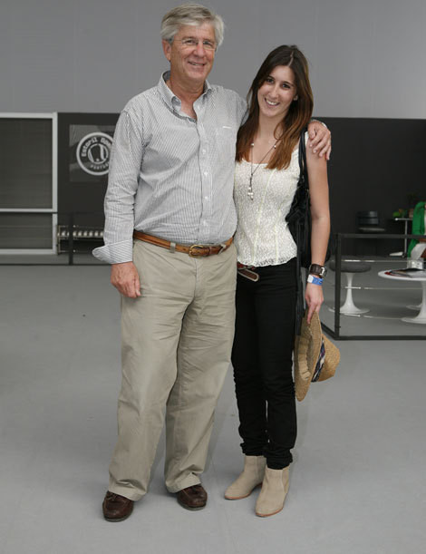 António Moura com a filha Rita