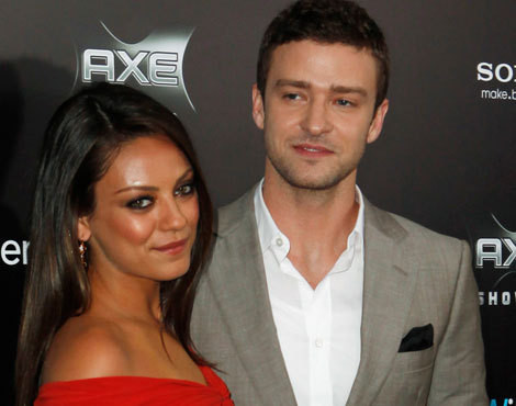Mila Kunis e Justin Timberlake 
