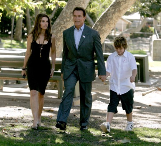 Maria Shriver, Arnold Schwarzenegger e Christopher