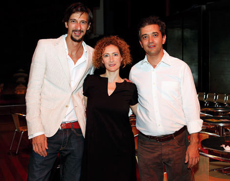 Bruno Nogueira, Luísa Cruz e Cesário Costa