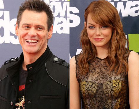 Jim Carrey e Emma Stone