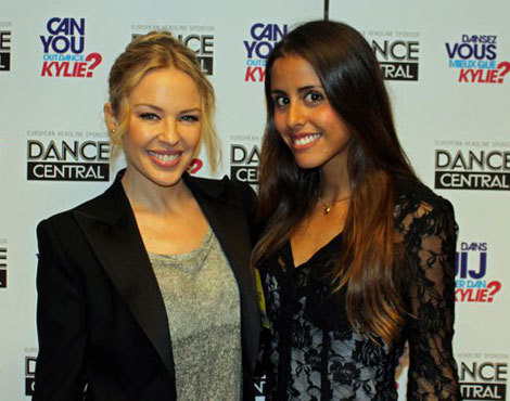 Kylie Minogue e Carolina Patrocínio