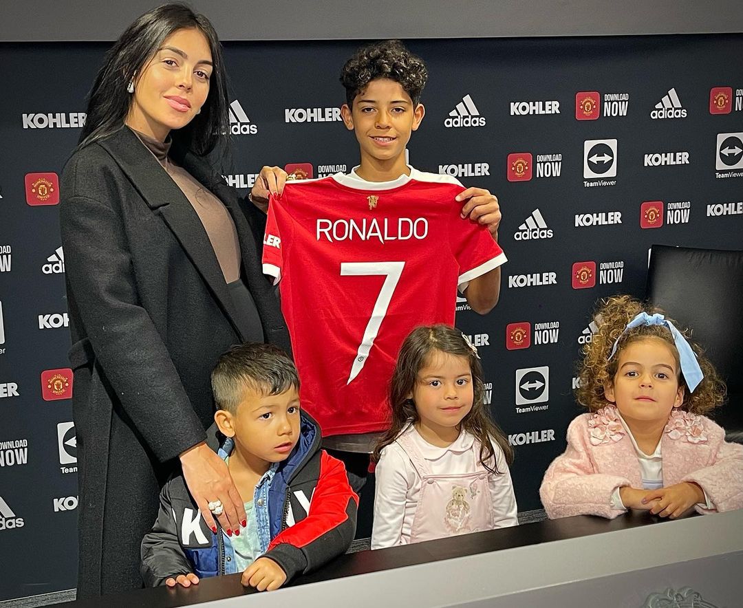 Georgina Rodriguez e filhos