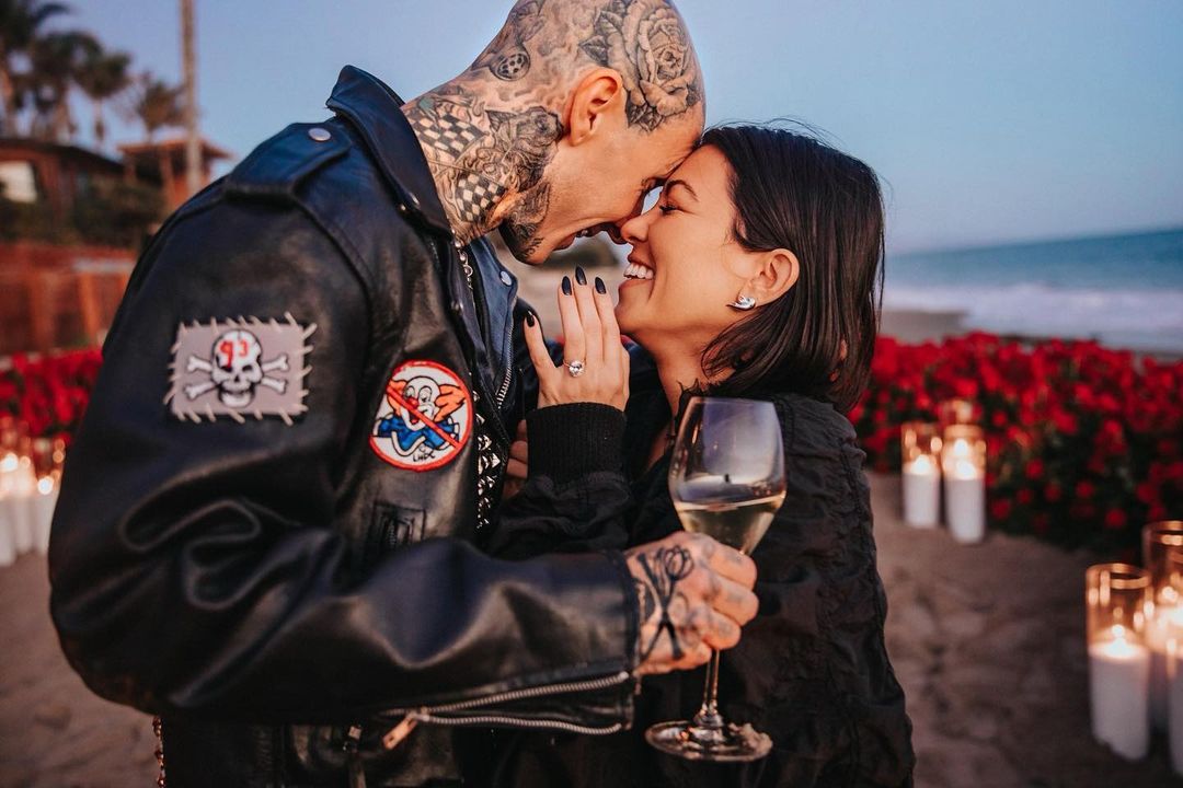 Travis Barker Kourtney Kardashian