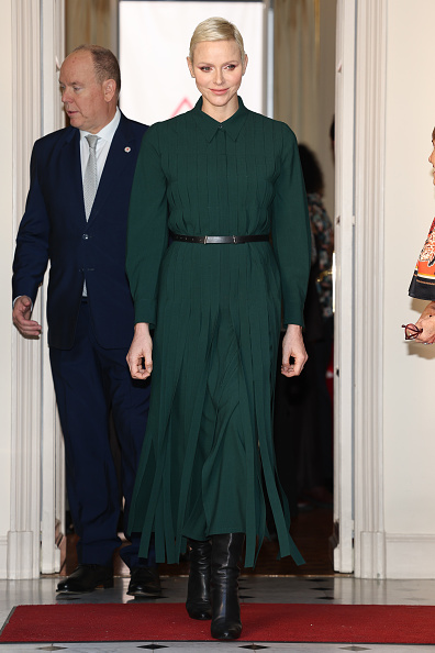 O look fashion de Charlene do Mónaco
