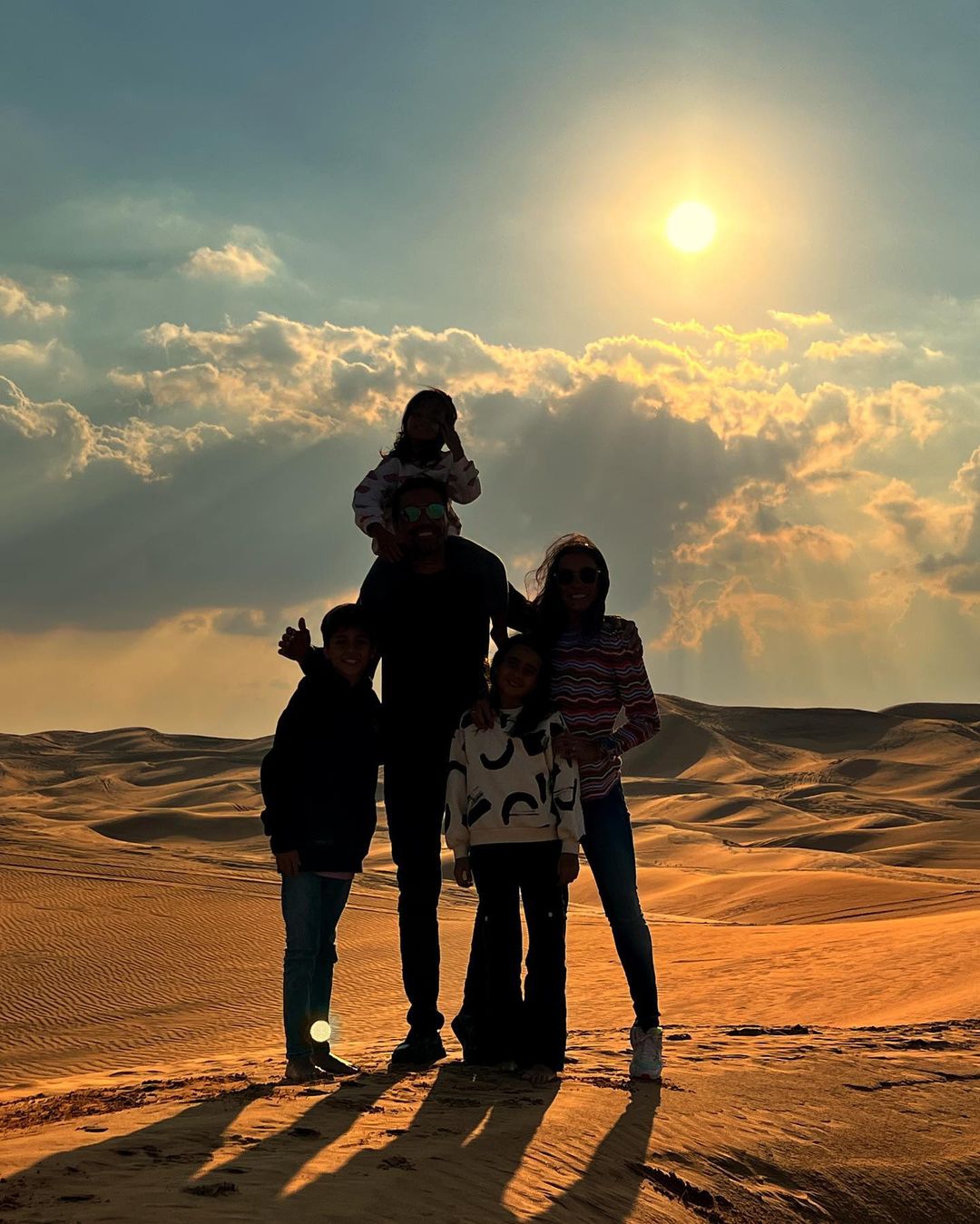 Francisca e Ricardo Pereira terminam as férias no Dubai