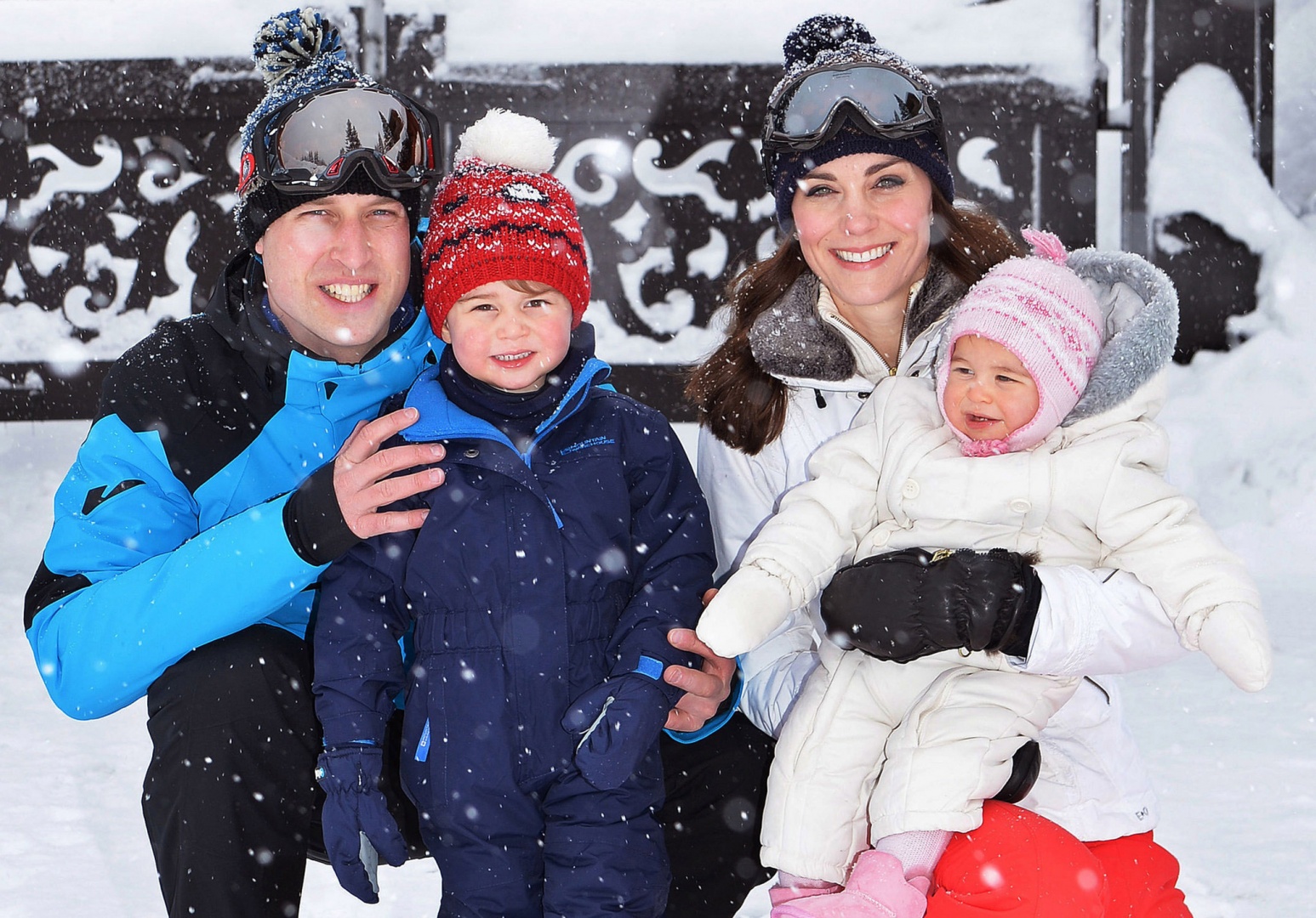 William e Kate, a história da divertida luta de neve
