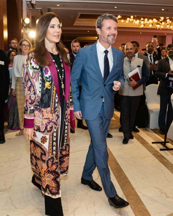 O estilo da princesa  Mary Donaldson na visita à Índia