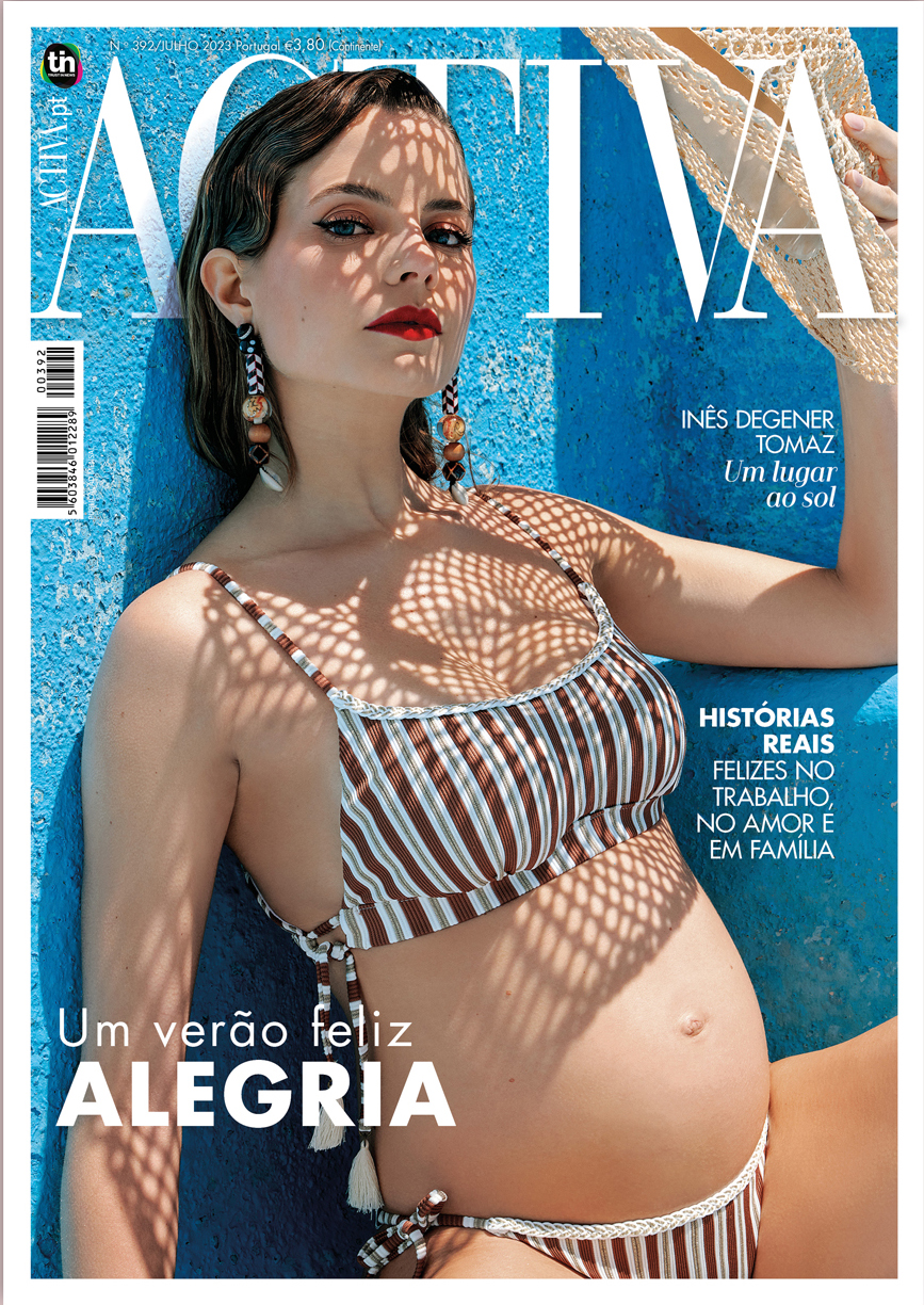 Grávida de uma menina, a noiva de Bernado Silva é capa de revista
