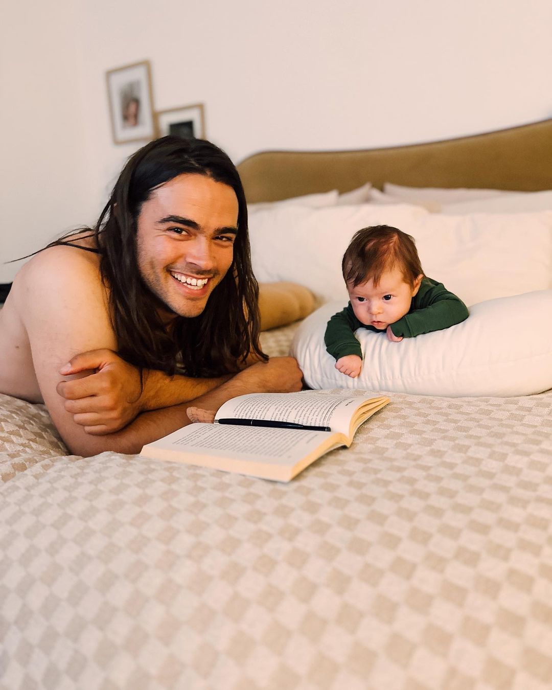 Derek com a filha, Louetta
