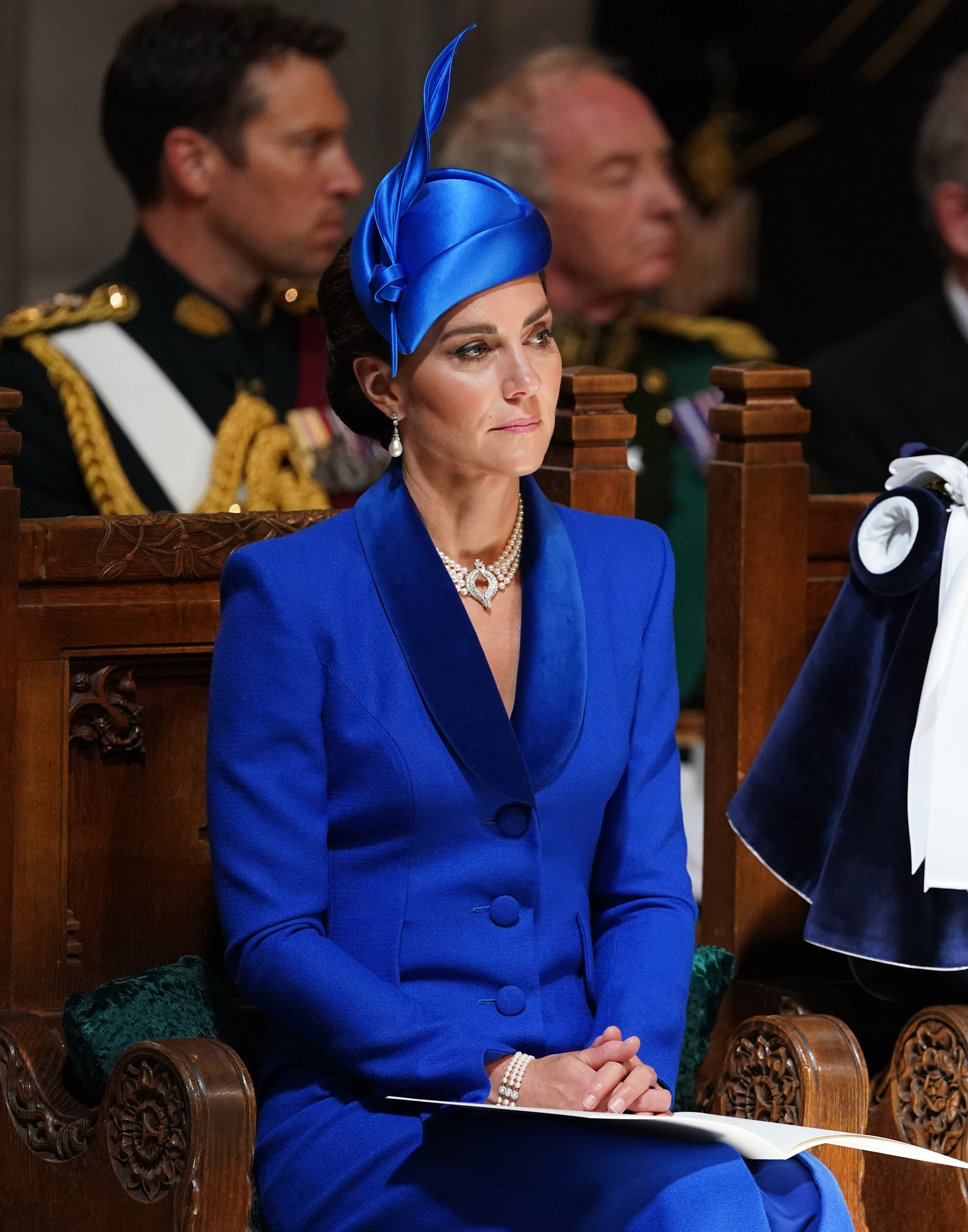 O look de Kate na coroação do rei Carlos III na Escócia