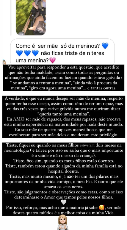 Núria Madruga revela: "Nunca desejei ser mãe de menina"