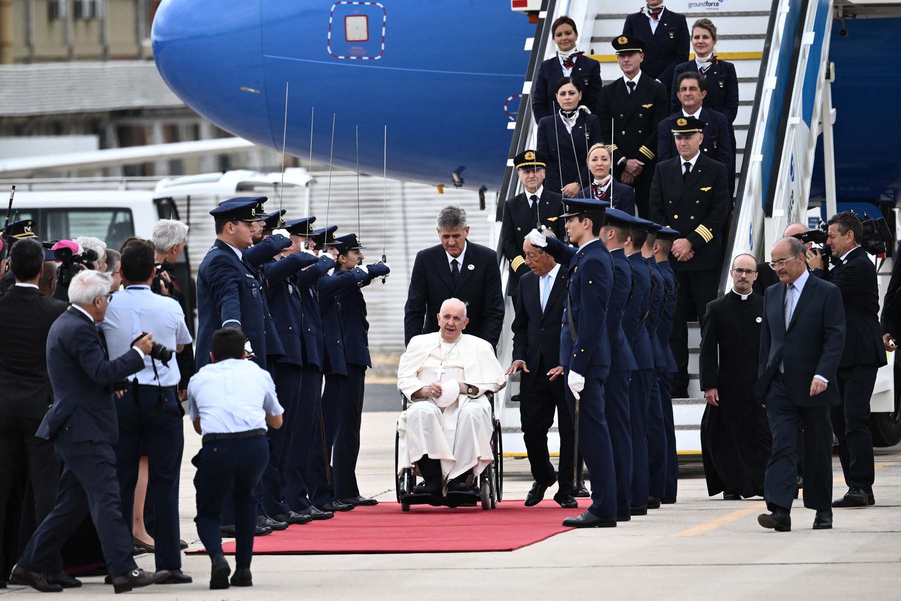 Papa Francisco já está em Portugal