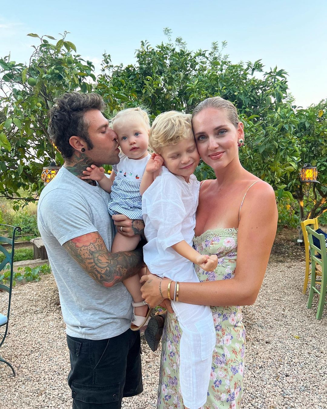 Chiara Ferragni preocupada com o estado de saúde do marido