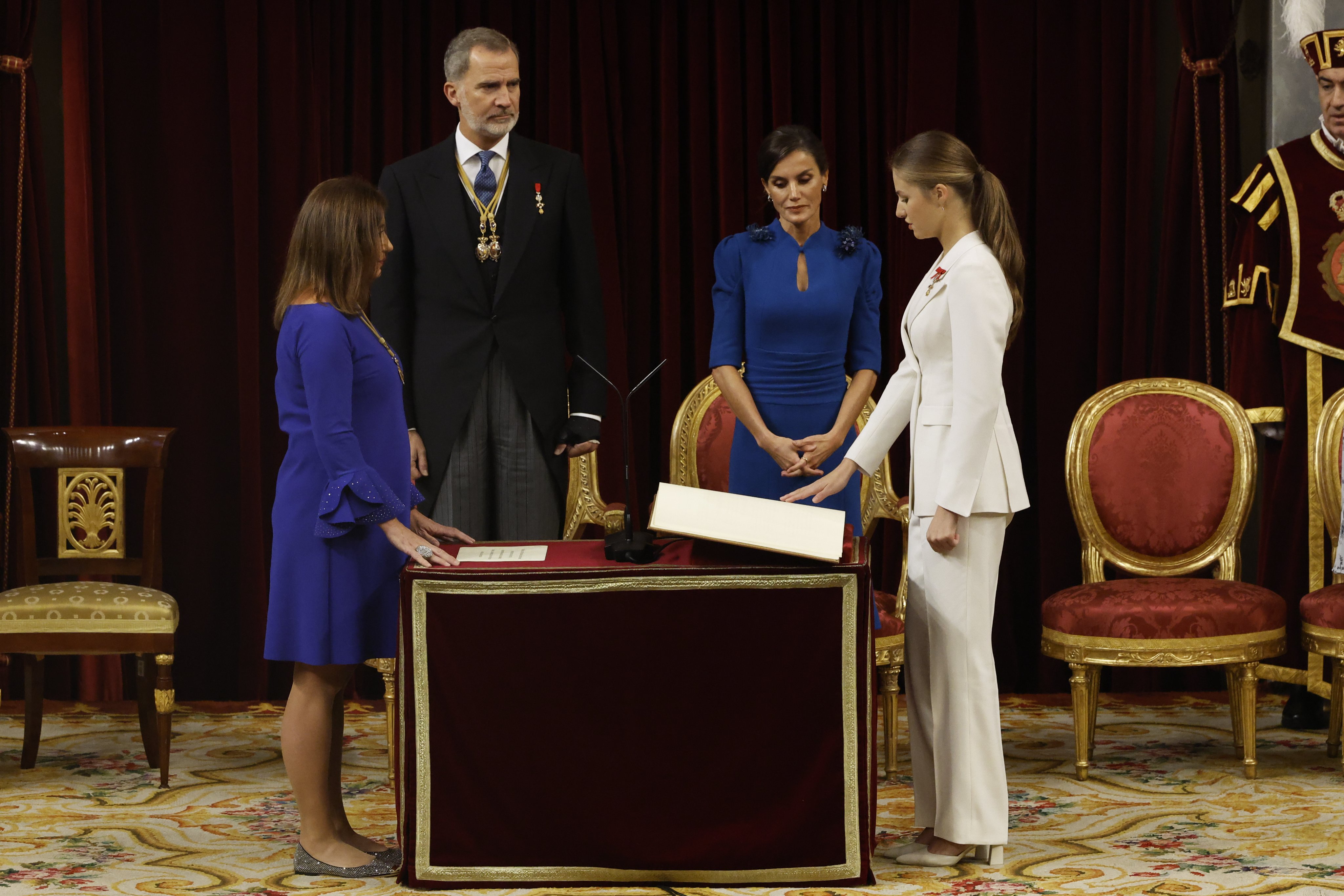 O que jurou a princesa Leonor sob o olhar emocionado do pai