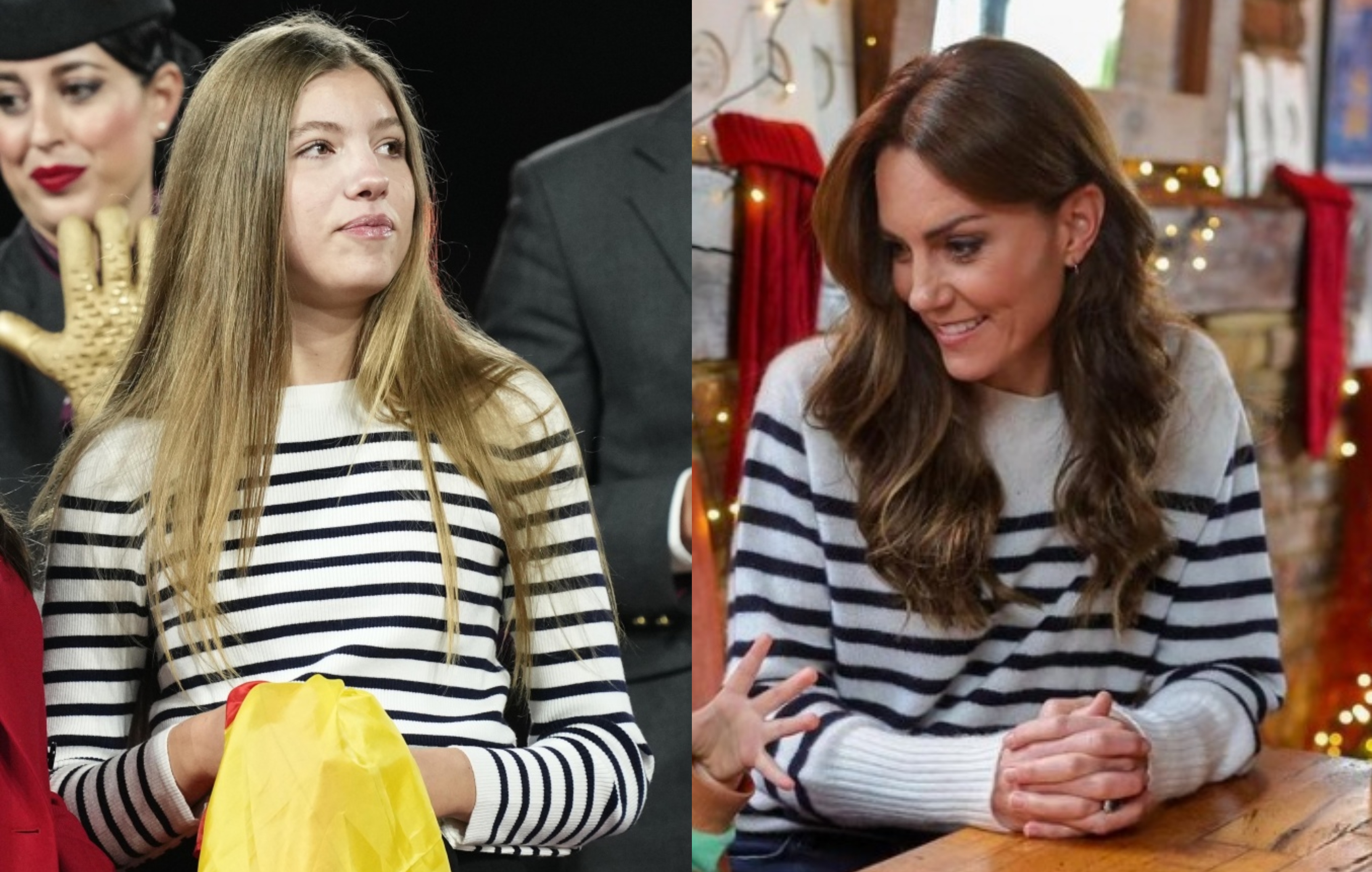 Kate inspira-se no estilo marinheiro da infanta Sofia 