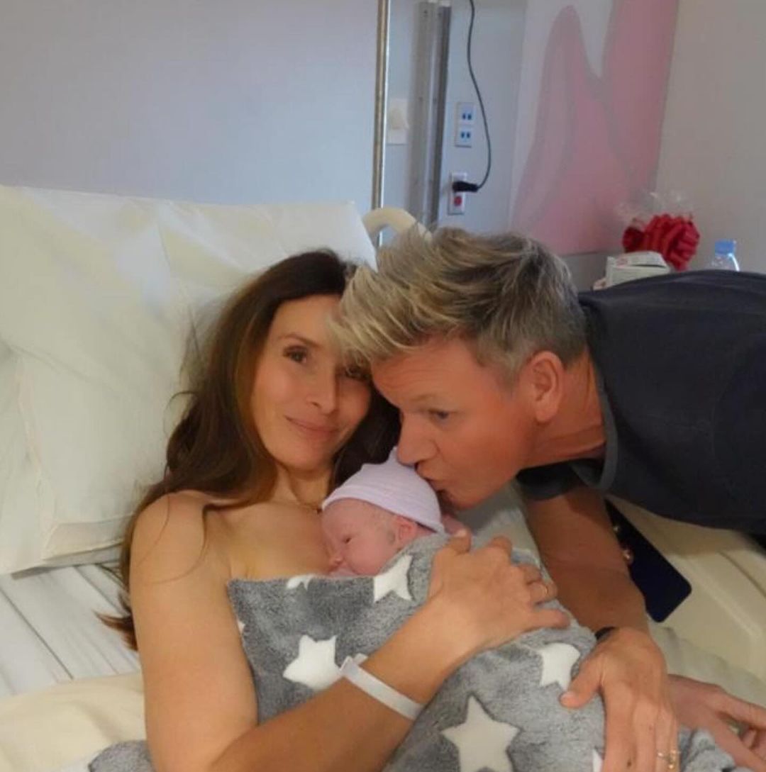 Gordon Ramsay foi pai pela sexta vez