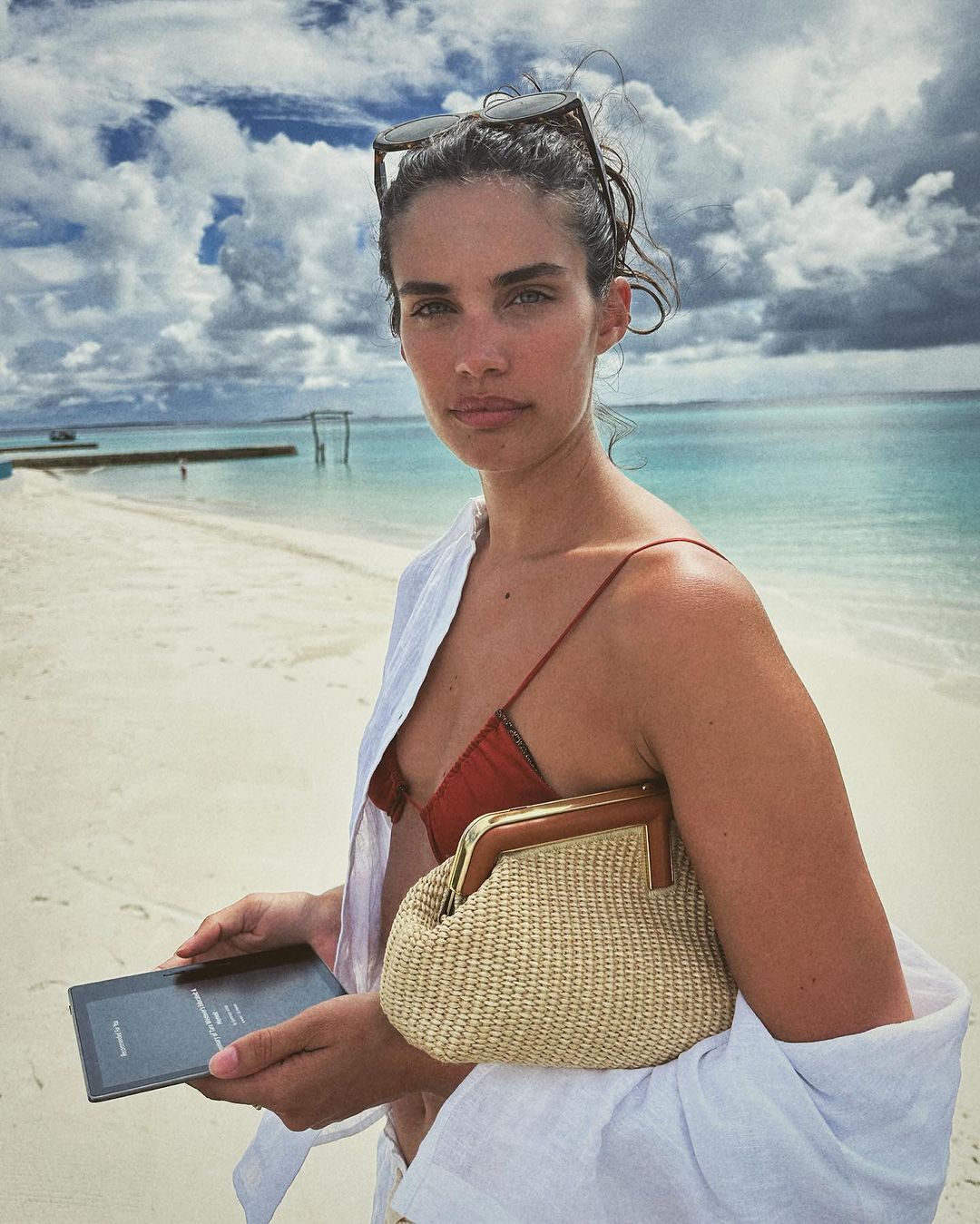 Sara Sampaio de férias nas Maldivas