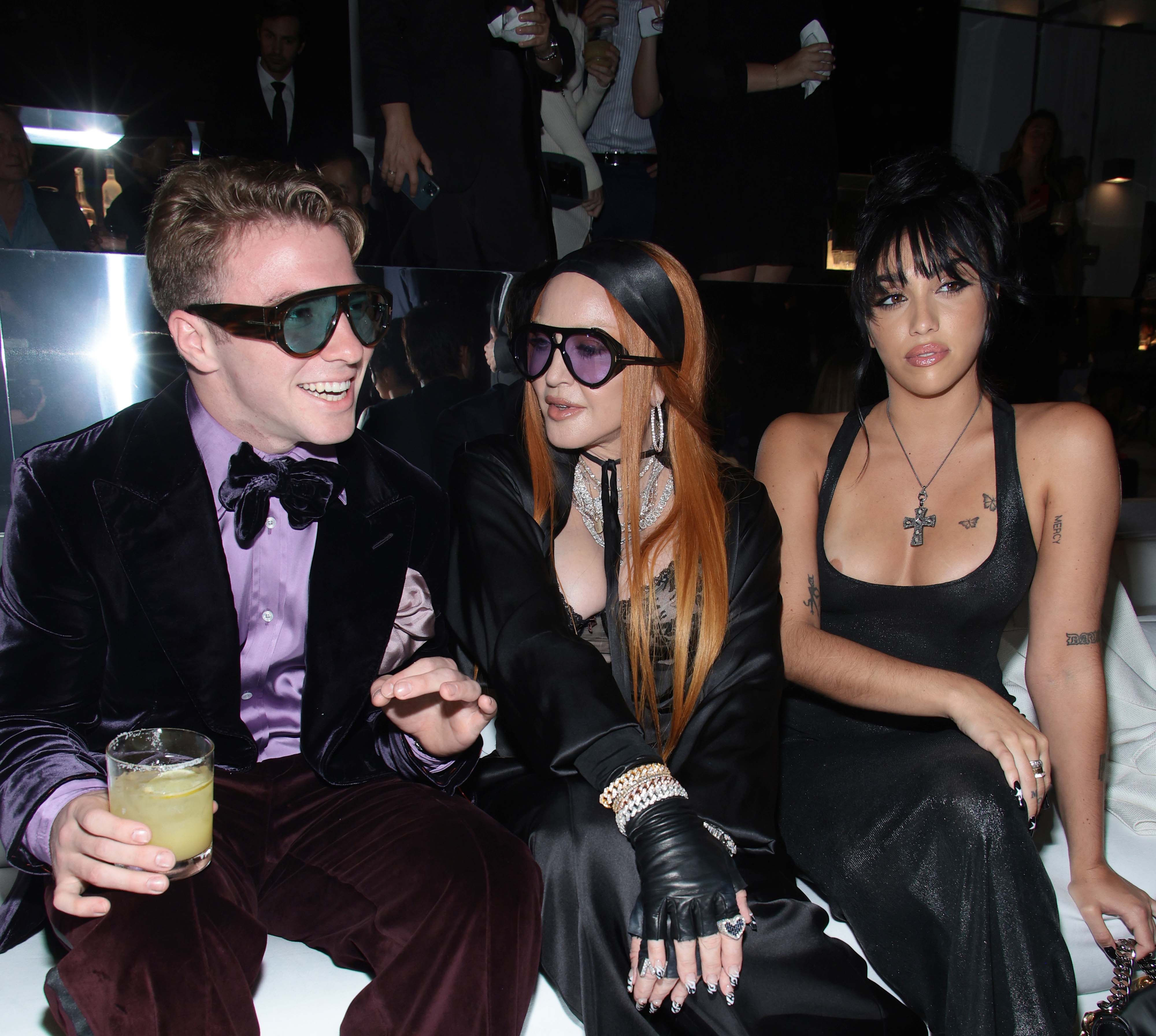 Rocco Ritchie com a mãe, Madonna e a irmã, Lourdes Leon