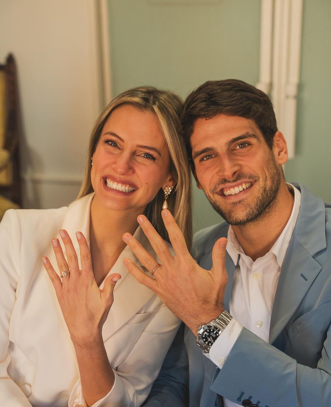 O casamento natalício de Gonçalo Paciência e Priscilla Tardelli Tollini