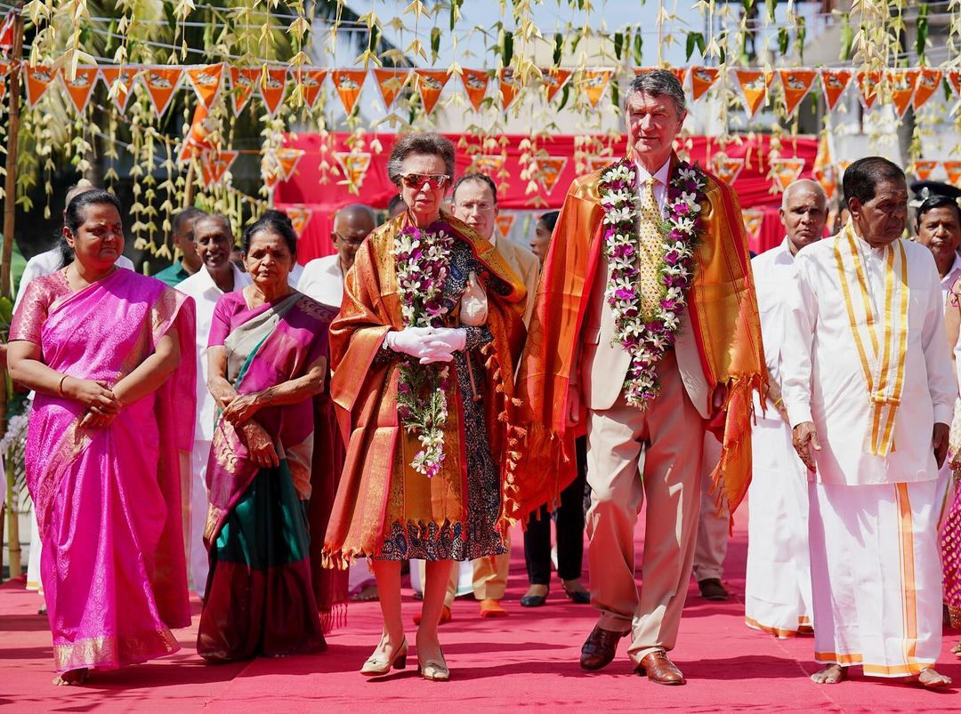 Os melhores momentos da viagem da princesa Ana ao Sri Lanka
