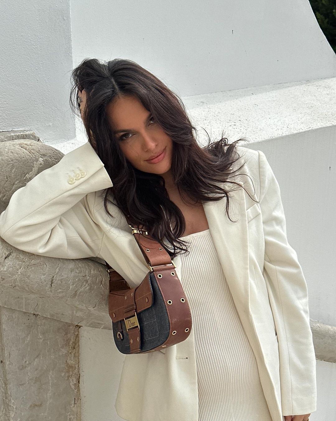 Mafalda de Castro elegante em 'look' de grávida
