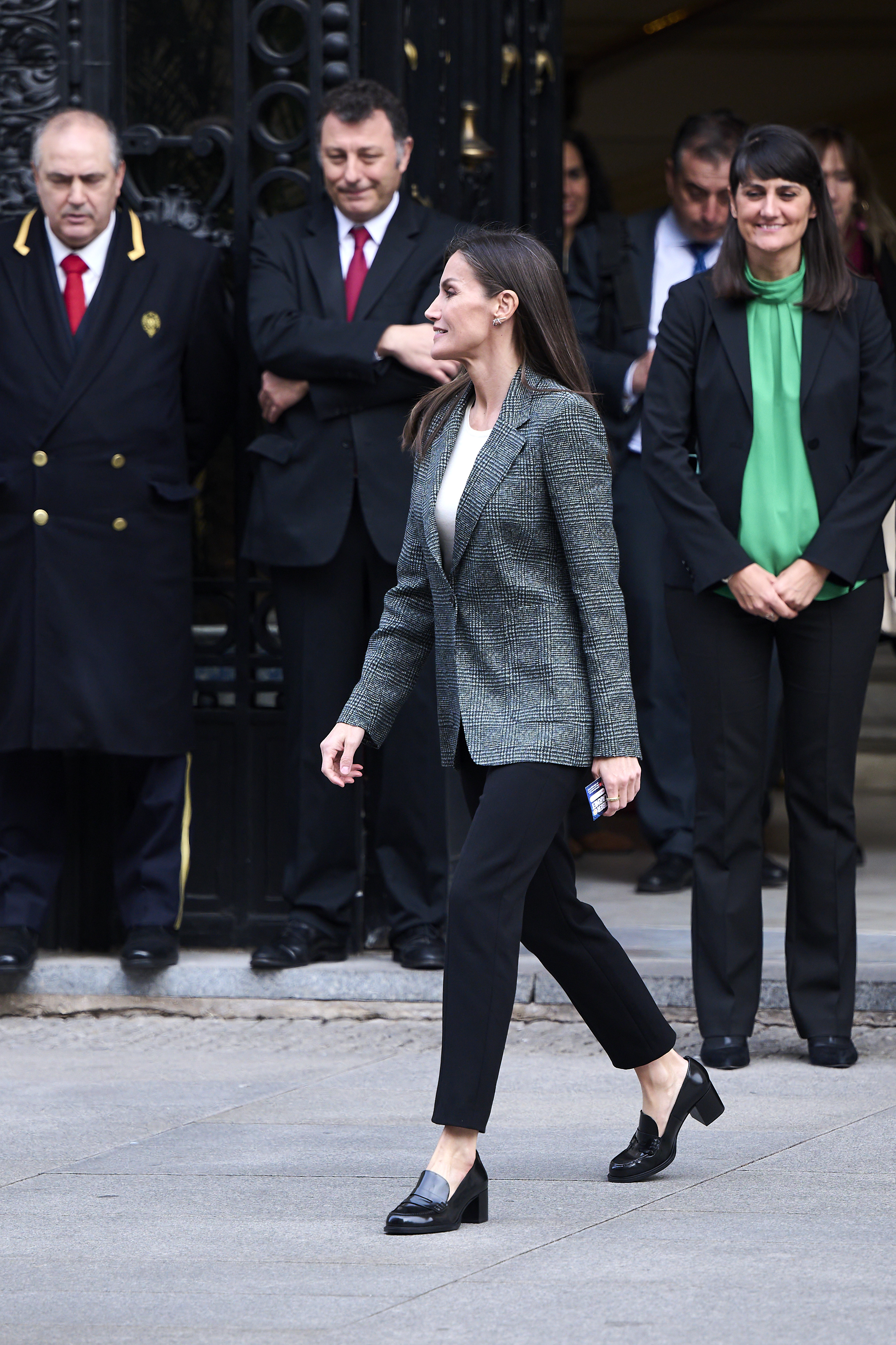A elegância de Letizia num visual descontraído