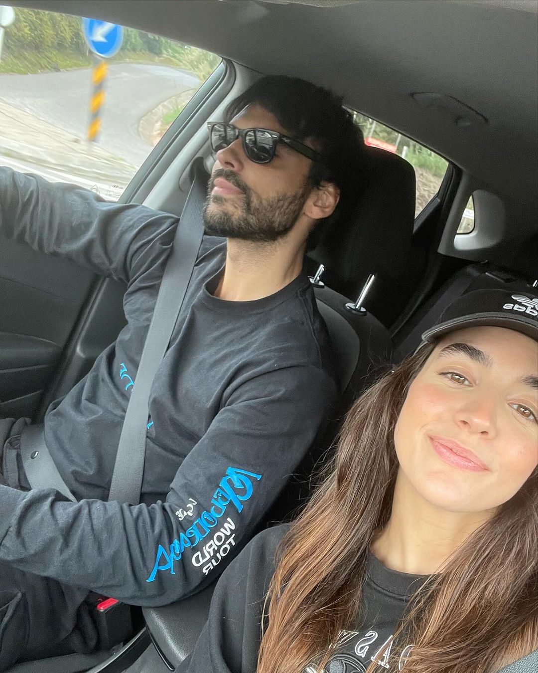 Os atores em viagem