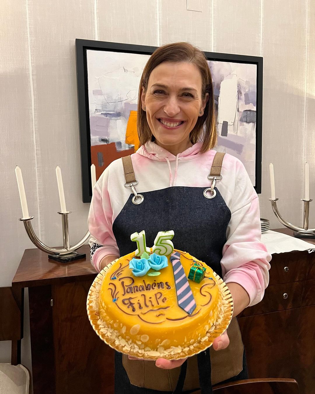 Fátima Lopes assinala aniversário do filho

